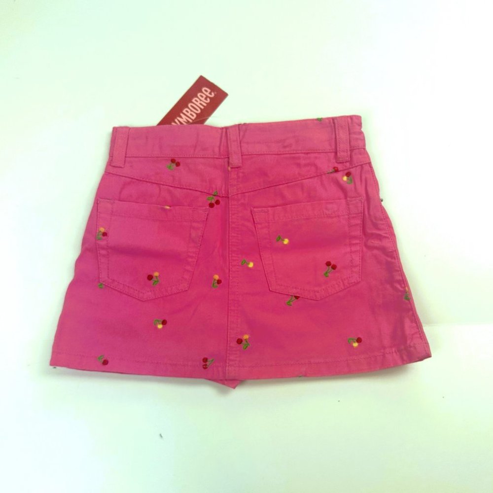 NWT Gymboree Girl Cherry Baby Embroidered Cherry Skort & Cherry Tank Size 3 - Picture 5 of 7
